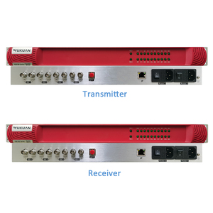 Digital TV Broadcast System 4 Ch 3G SDI Fiber Optic Converter