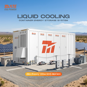 Outdoor Solar Energy Storage Battery Container 20FT 3MWh 5MWh ESS LiFePO4