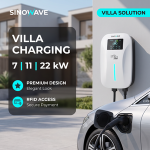 Outdoor IP65 Wallbox EV Charger 7kW 11kW 22kW Type 2 Socket OCPP RFID
