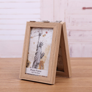 Foldable Wooden Photo Open Frame