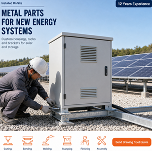 Custom Energy Storage Cabinet Metal Battery Enclosure Outdoor Power Box