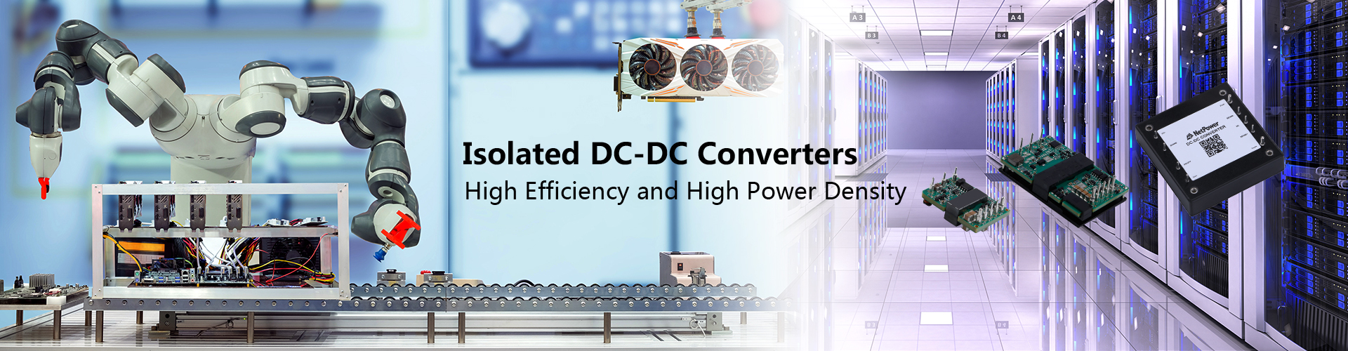 High-Efficiency Telecom DC-DC Power Modules and Isolated Bricks by NetPower